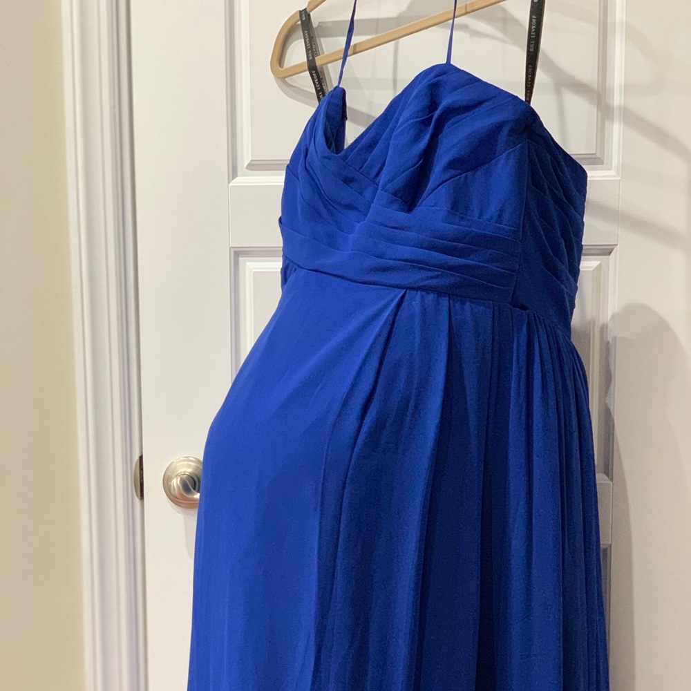 Bill Levkoff Bridesmaid Gown Altered as Maternity